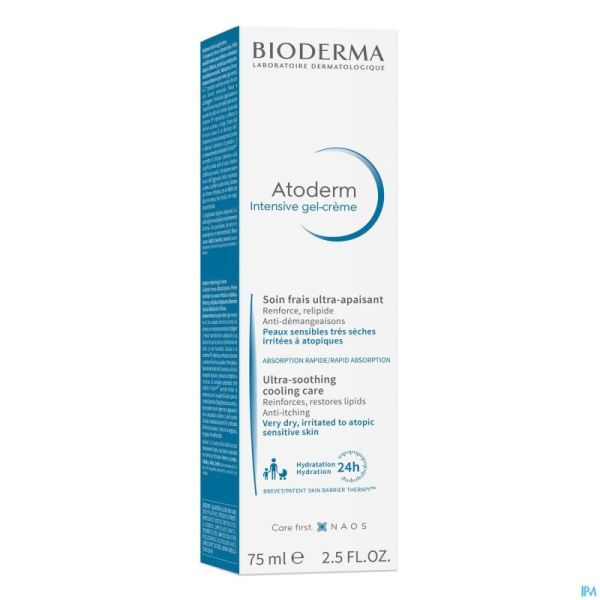 Bioderma Atoderm Intensive Gel Creme Tube 75ml