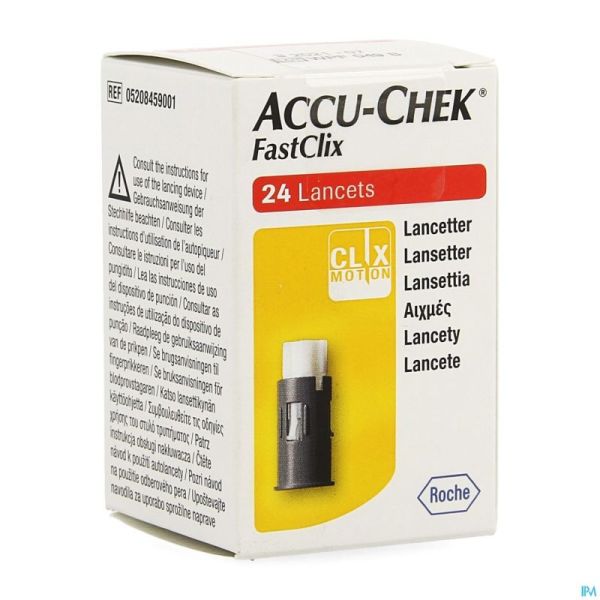 Accu Chek Mobile Fastclix Lancets 4x6 5208459001