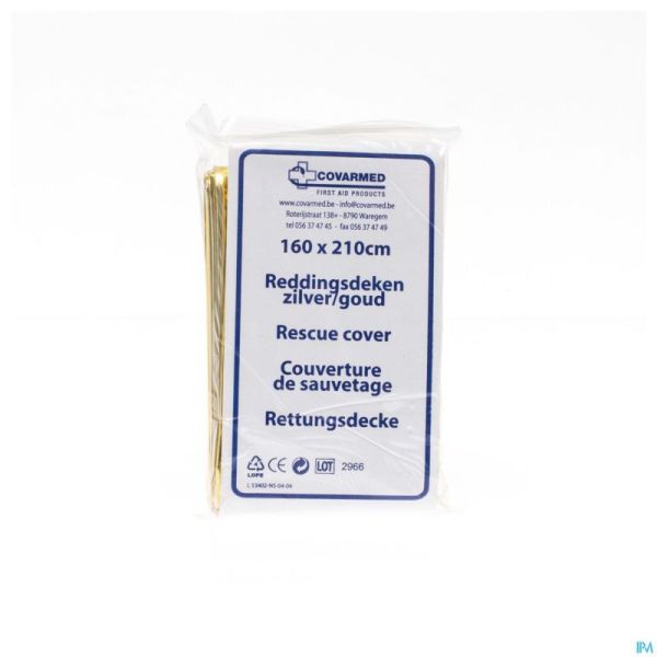 Couverture Sauvetage Or/argent 220x160cm