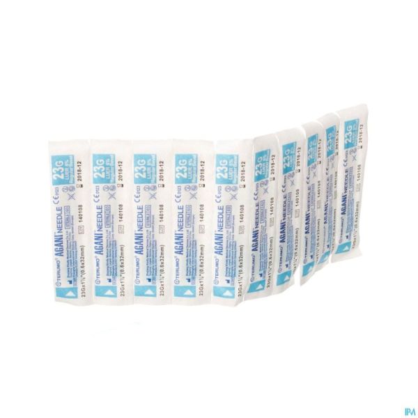 Terumo Aiguille Agani 23g 1 1/4 Rb Bleu 10