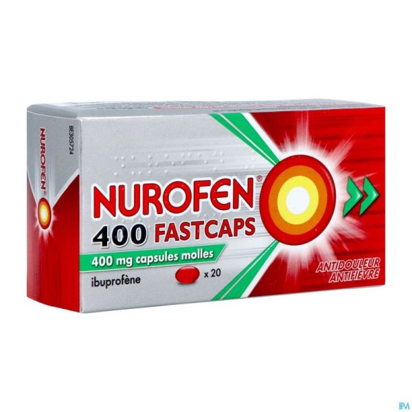 Nurofen 400 Fastcaps Caps 20x400mg
