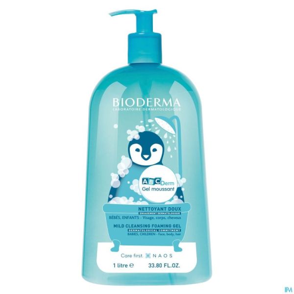 Bioderma AbcDerm Gel Moussant 1l