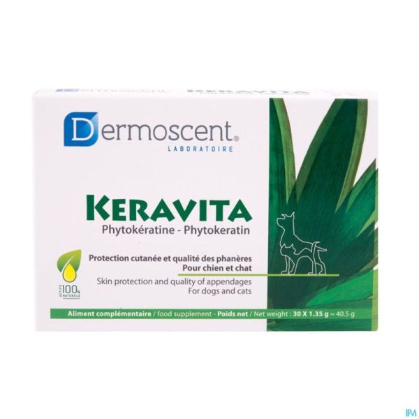 Dermoscent Keravita Chien&chat Comp 30