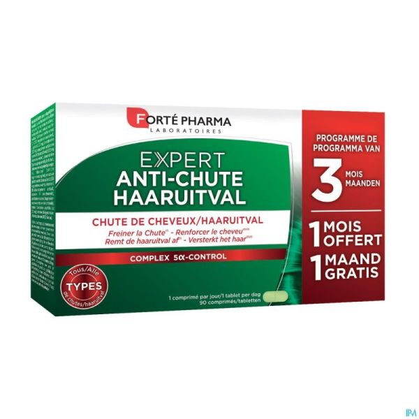 Expert Cheveux A/chute Comp 3x30 2+1 Gratuit