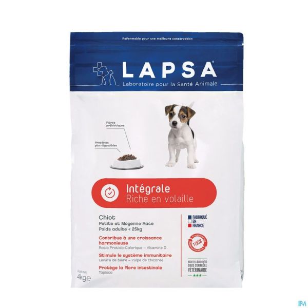 Lapsa Integr.chien Chiot Croissance S/cereal 2kg