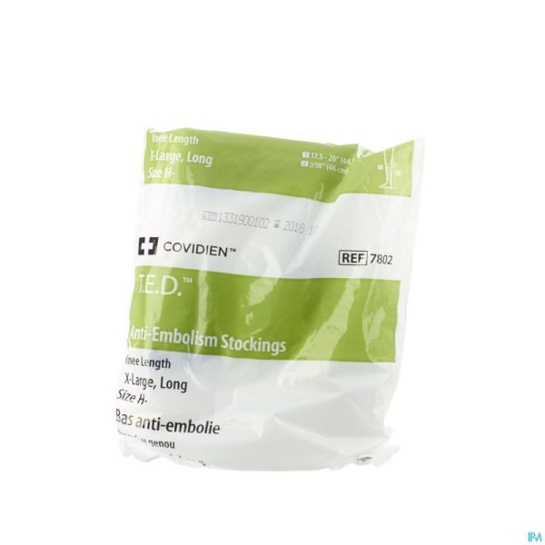 Ted Bas Genou 78020 Xl Xlong Blanc