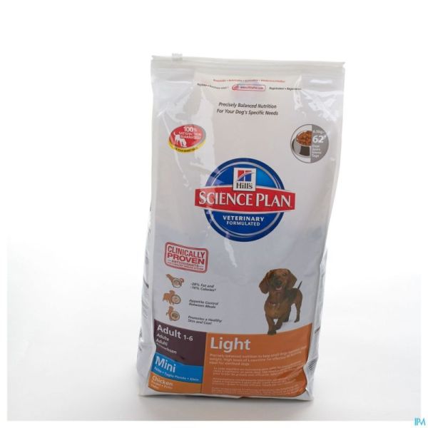 Hills Sc.plan Canine Adult Light Mini 6,5kg 1699r