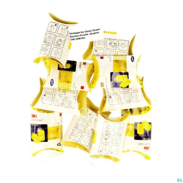 Ear Classic Bouchon Oreille 10paire