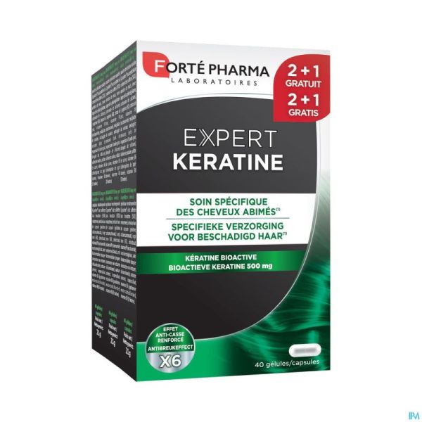 Expert Keratine Caps 120 2+1 Gratuit