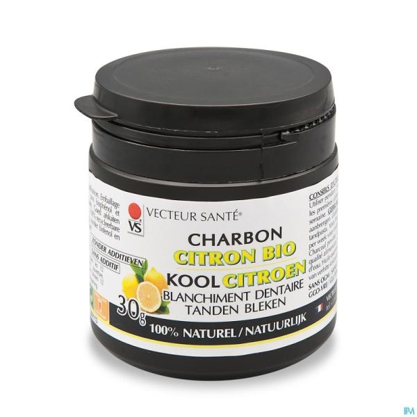 Vecteur Sante Poudre Charbon Citron 30g