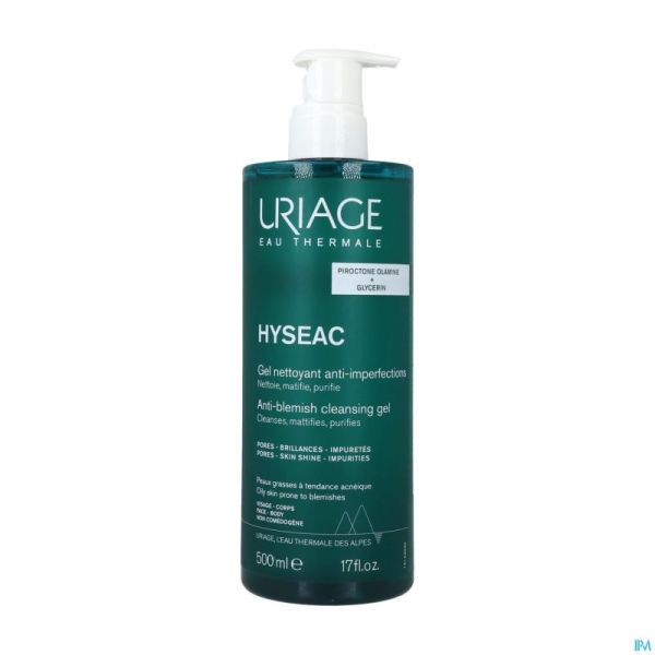 Uriage Hyseac Gel Nettoyant 500ml Nf