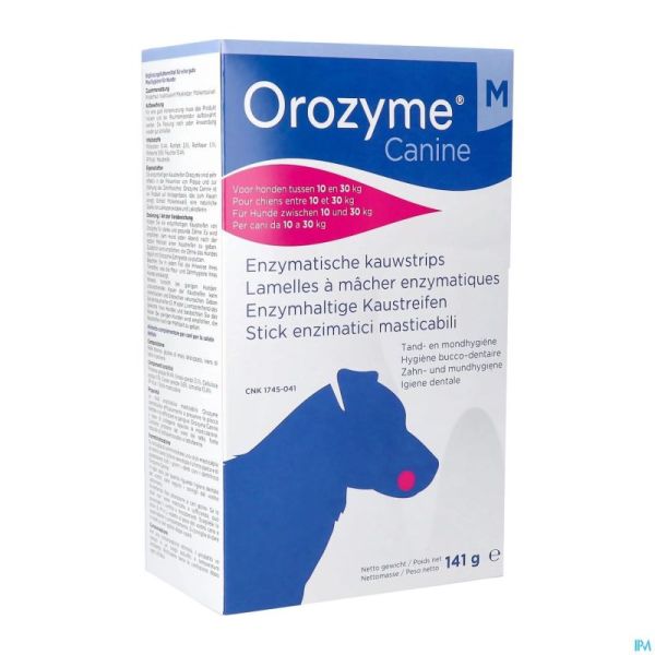 Orozyme Canine M Lamelle Enzym.chien 10-30kg 141g