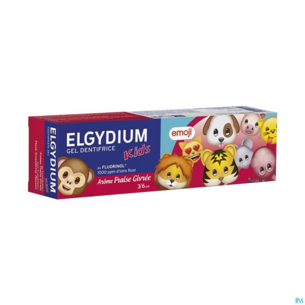 Elgydium Dentifrice Kids Emoji Fraise Givre50ml Nf