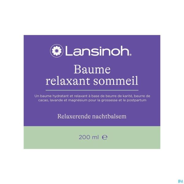 Lansinoh Baume Relaxant Sommeil Pot 200ml