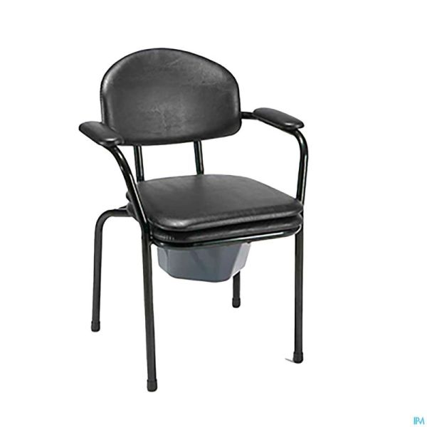 Chaise Percee Noir/anthracite 9062 Vermeiren