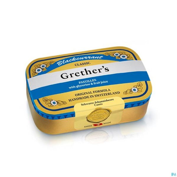Grether's Pastilles Blackcurrant Past 110g