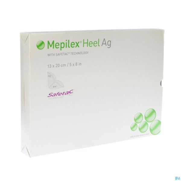 Mepilex Heel Ag Pansement Steril 13x20cm 5 388100
