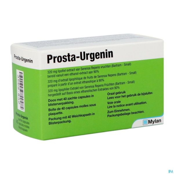 Prosta urgenin 320mg pi pharma caps molles 40