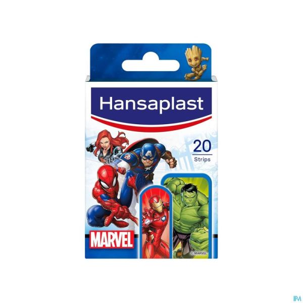 Hansaplast Pansement Enfants Marvel Strips 20