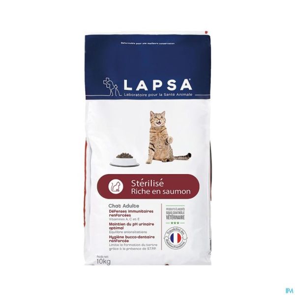 Lapsa Physio. Chat Adulte Sterilise Tte Race 10kg