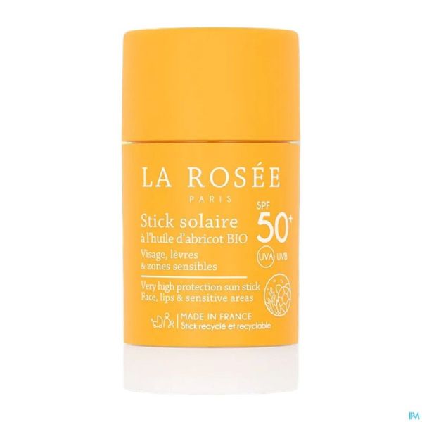 La rosee stick sol. huile abric. bio spf50+ 18g nf
