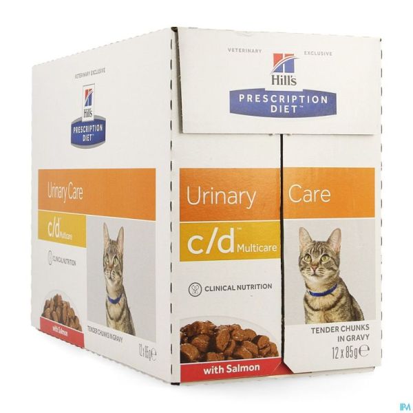 Hills Prescrip.diet Feline Cd Salmon 12x85g 1882u