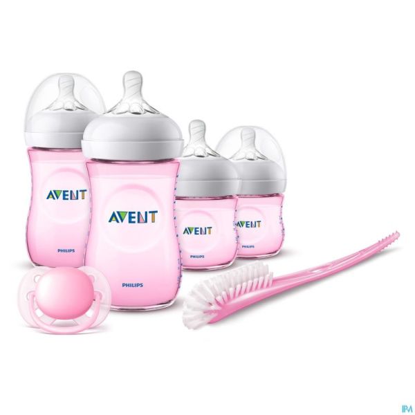Philips Avent Natural 2.0 Kit Nouveau Ne Rose SCD301/03