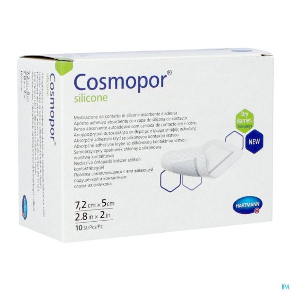 Cosmopor Silicone 7,2x 5cm 10