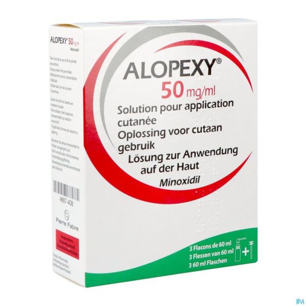 Alopexy Pi Pharma 50mg/ml Sol Cutanee Fl3x60ml Pip