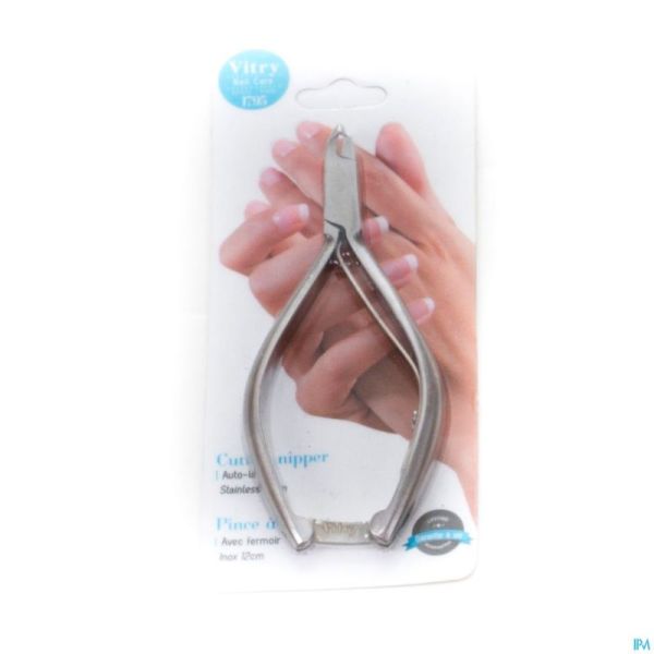 Pince A Peaux "fermoir" 12cm Inox