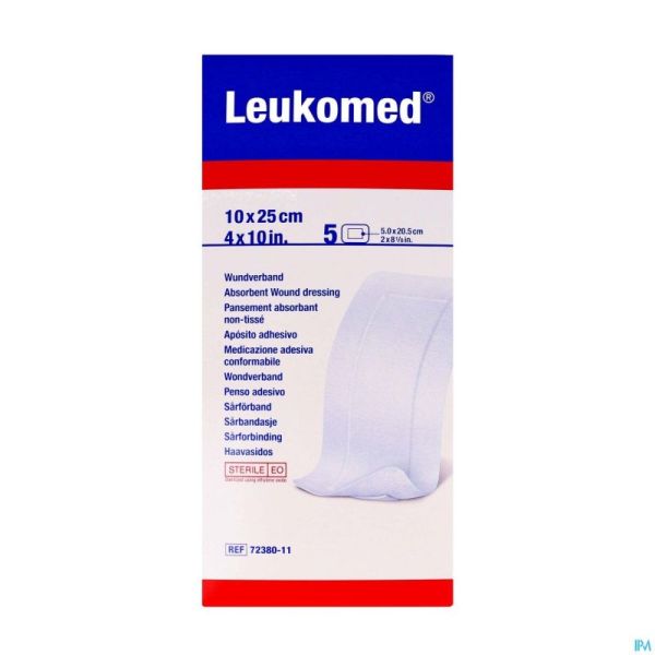 Leukomed Pansement Steril 10,0cmx25cm 5 7238011