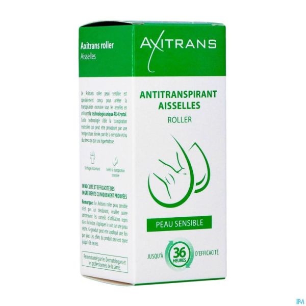 Axitrans Roller Peau Sensible A/transpirant 20ml