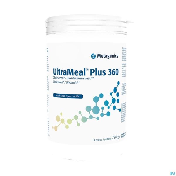 Ultrameal Plus 360 Vanille Pot 728g Metagenics