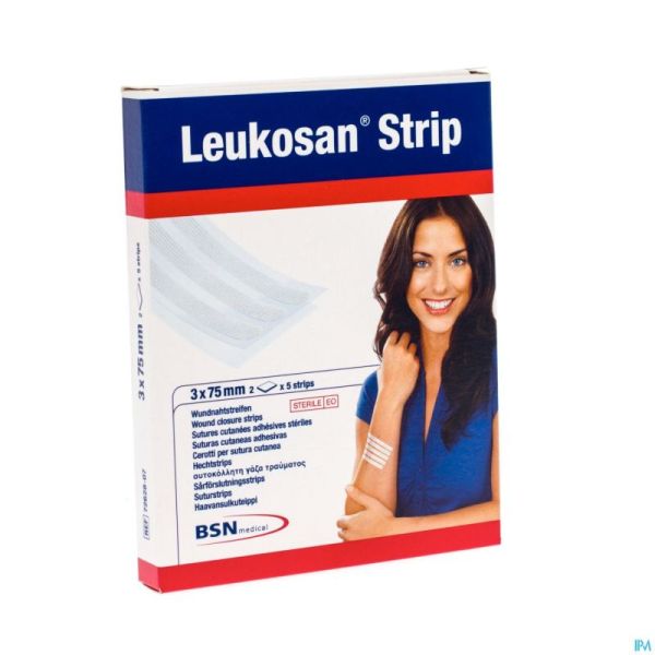 Leukosan Strip Ster 3x 75mm Blanc 2x 5 7262807