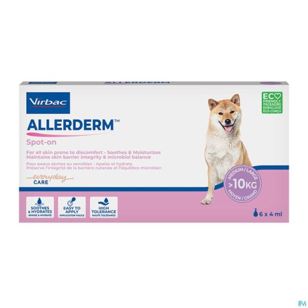 Allerderm Spot-on Pipet 6x4ml