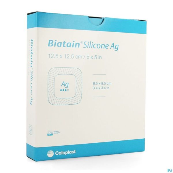 Biatain Silicone Ag 12,5cmx12,5cm 5 39638