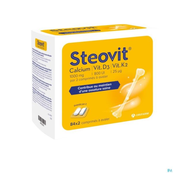 Steovit Calcium/vitd3/vit K2 1000mg/880iu Comp2x84