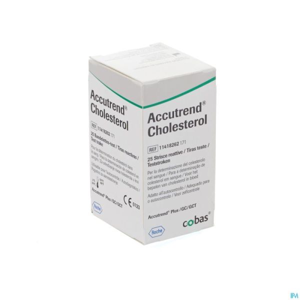 Accutrend Cholesterol Strips 25 11418262165