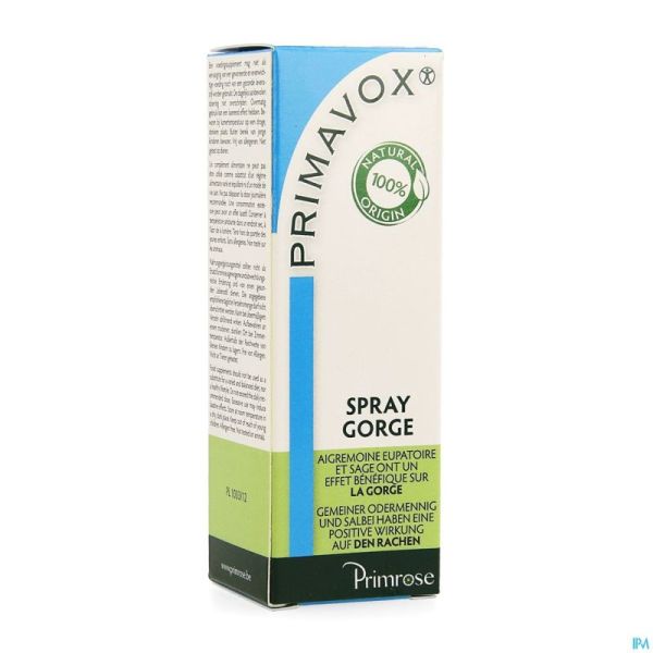 Primavox Adult Spray Gorge 10ml