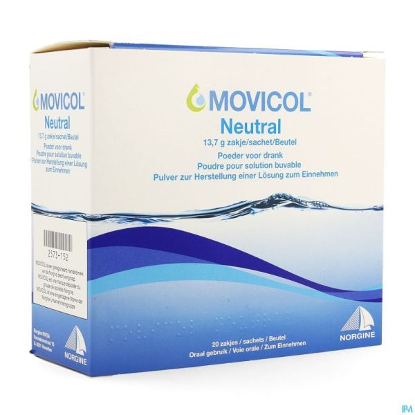 Movicol Neutral Sachets 20 X 13,7g