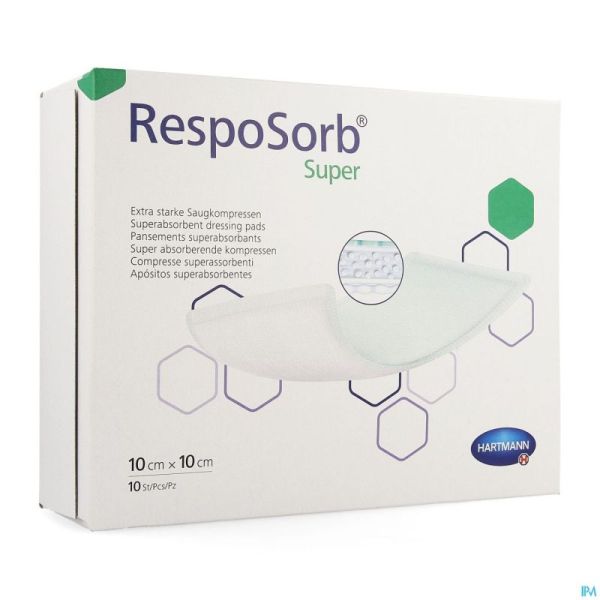 Resposorb Super 10x10cm 10 P/s
