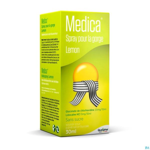 Medica Spray Pour La Gorge Lemon 30ml