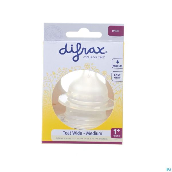 Difrax Tetine Natural Wide Medium 676