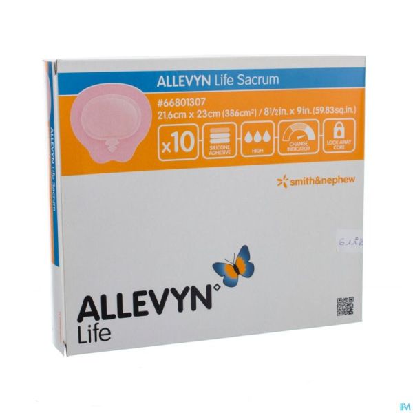 Allevyn Life Sacrum Pans 21,6x23,0cm 10 66801307