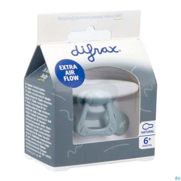 Difrax Sucette Natural 6m+ Uni Stone