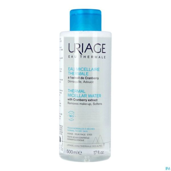 Uriage Eau Micc.thermale Peaux Norm. Seches 500ml