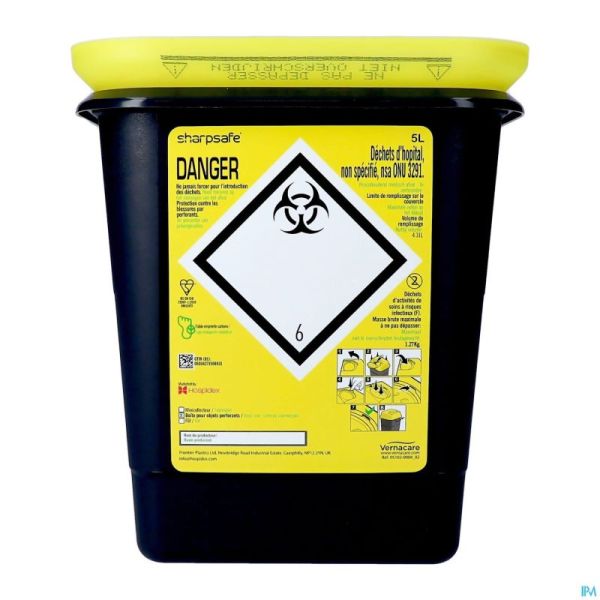 Sharpsafe Container Aiguilles 5l