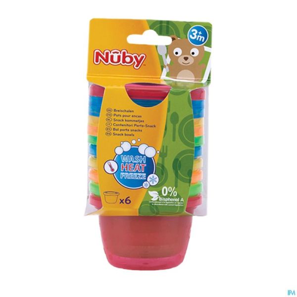 Nûby Pots pour encas - 120ml - 3m+