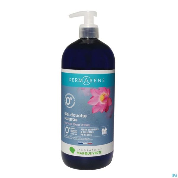 Marque V Dermasens Gel Douche Surgras Fleur Eau 1l