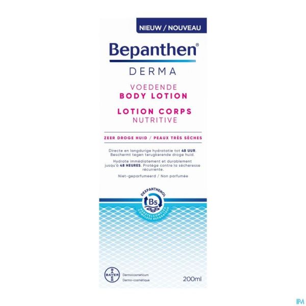 Bepanthen Derma Lotion Corps Nutritive Fl 200ml